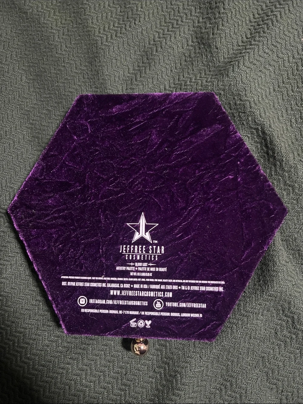 Jeffree Star Blood Lust Velvet Palette [Rare] [No box]